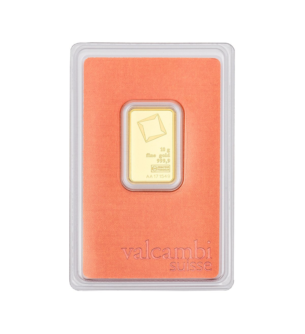 Lingote Oro Valcambi 10 g