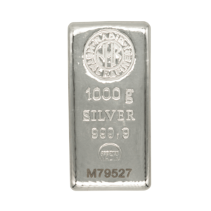 Lingote Plata Nadir Metal Rafineri 1 kg