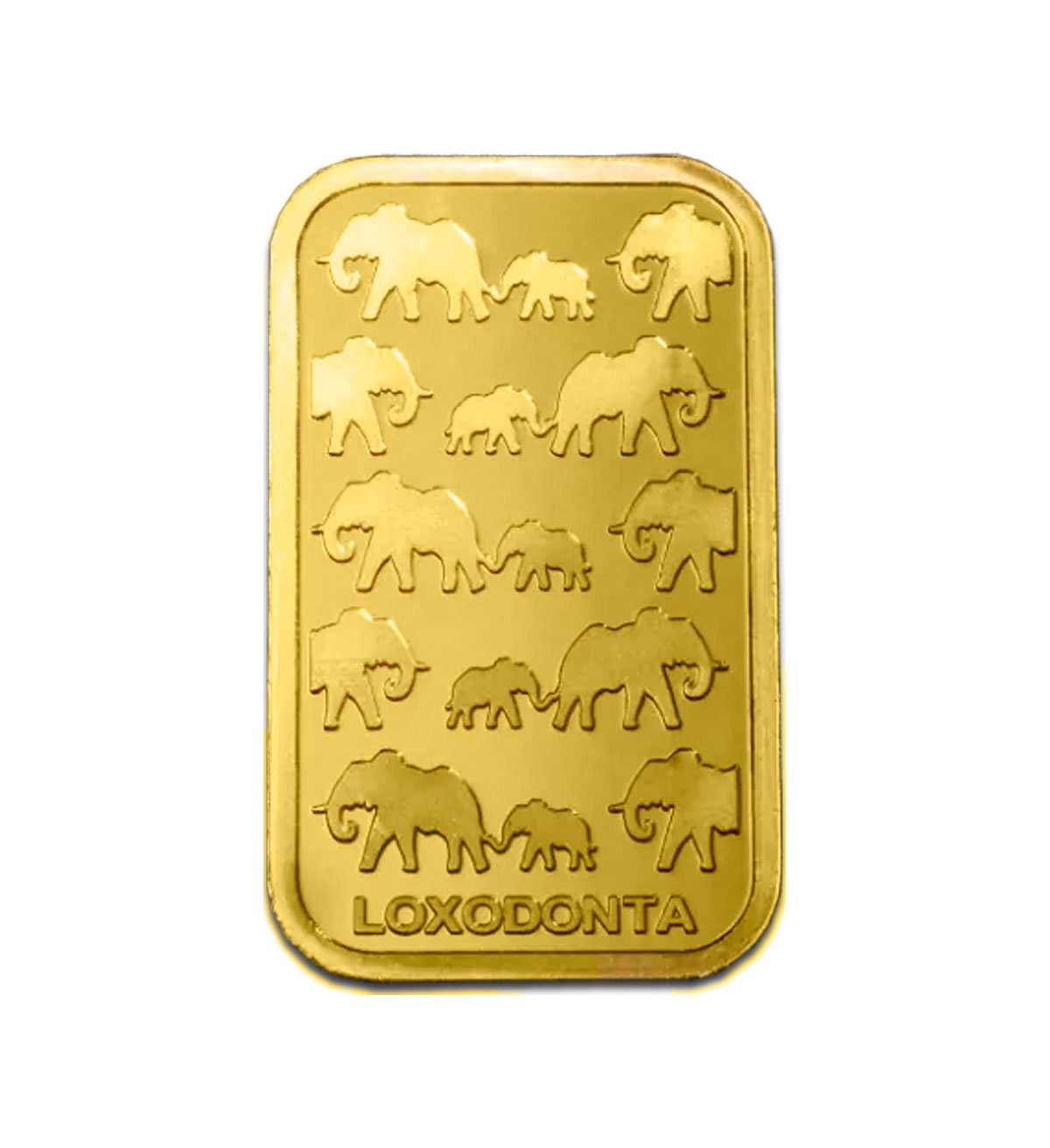 anverso-lingote-loxodonta-africana-100g-oro-minted