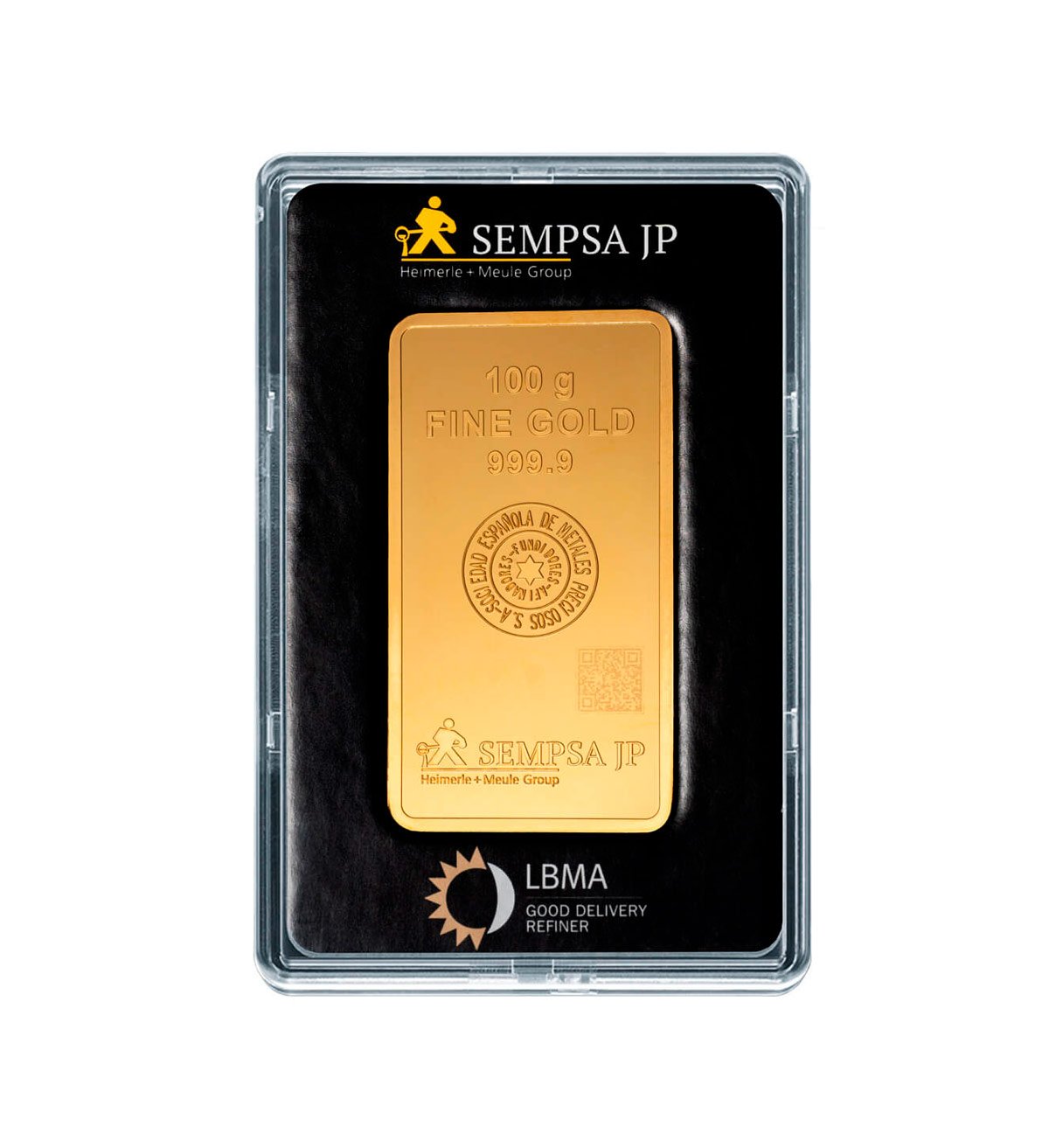 Lingote Sempsa JP 100 g Oro Minted