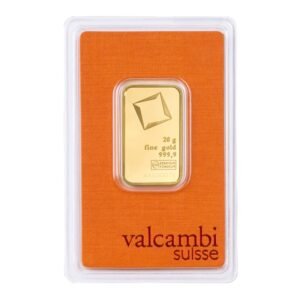 Lingote Oro Valcambi 20 g