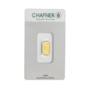 Lingote Oro C-Hafner 2g  Minted