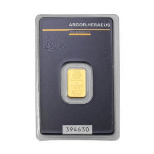 Lingote Oro Argor-Heraeus 2 g