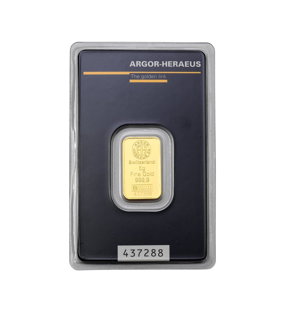 Lingote Oro Argor-Heraeus 5 g