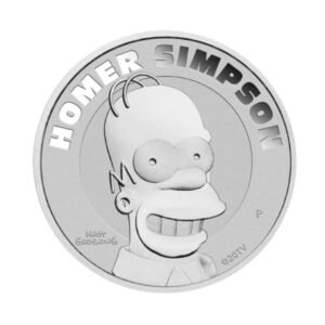 Moneda Homer Simpson Plata 1 oz 2022