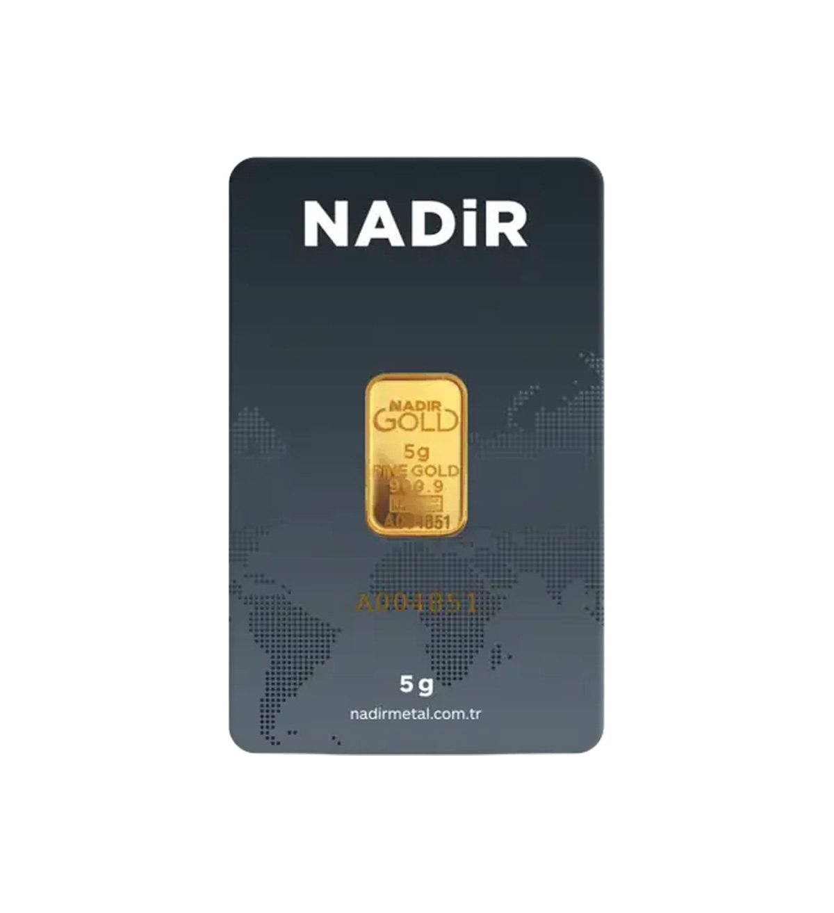 Lingote Oro Nadir Metal Rafineri 5 g